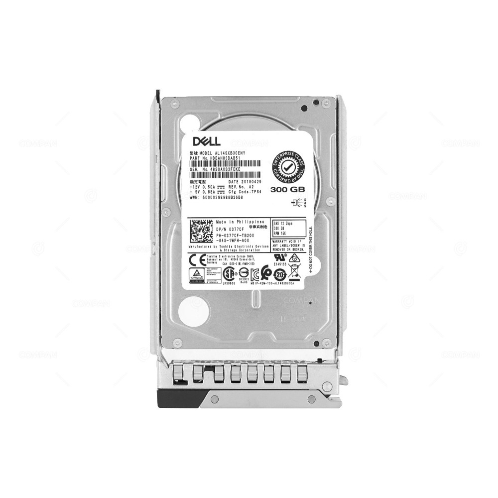 377CF G14  DELL HDD 300GB 15K SAS 12G 2.5" SFF  FOR POWEREDGE G14